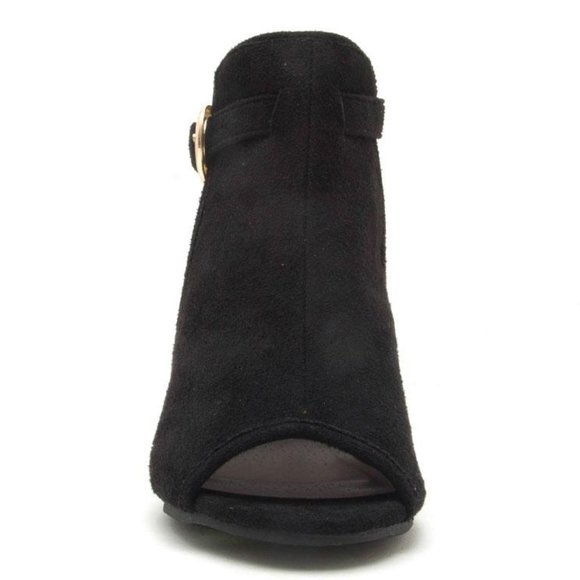 Faux Suede Ankle Bootie Size 10 (Liquidation Sale) - Picture 5 of 8